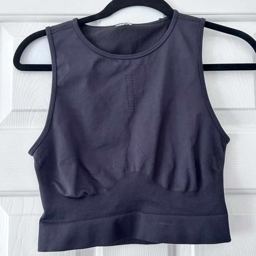 Gymshark Black Tank Top with Cutout